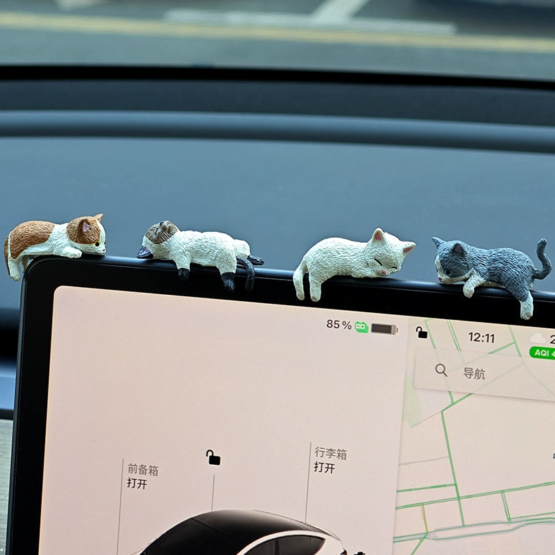 PawNap™ Lazy Cat Dashboard Ornament