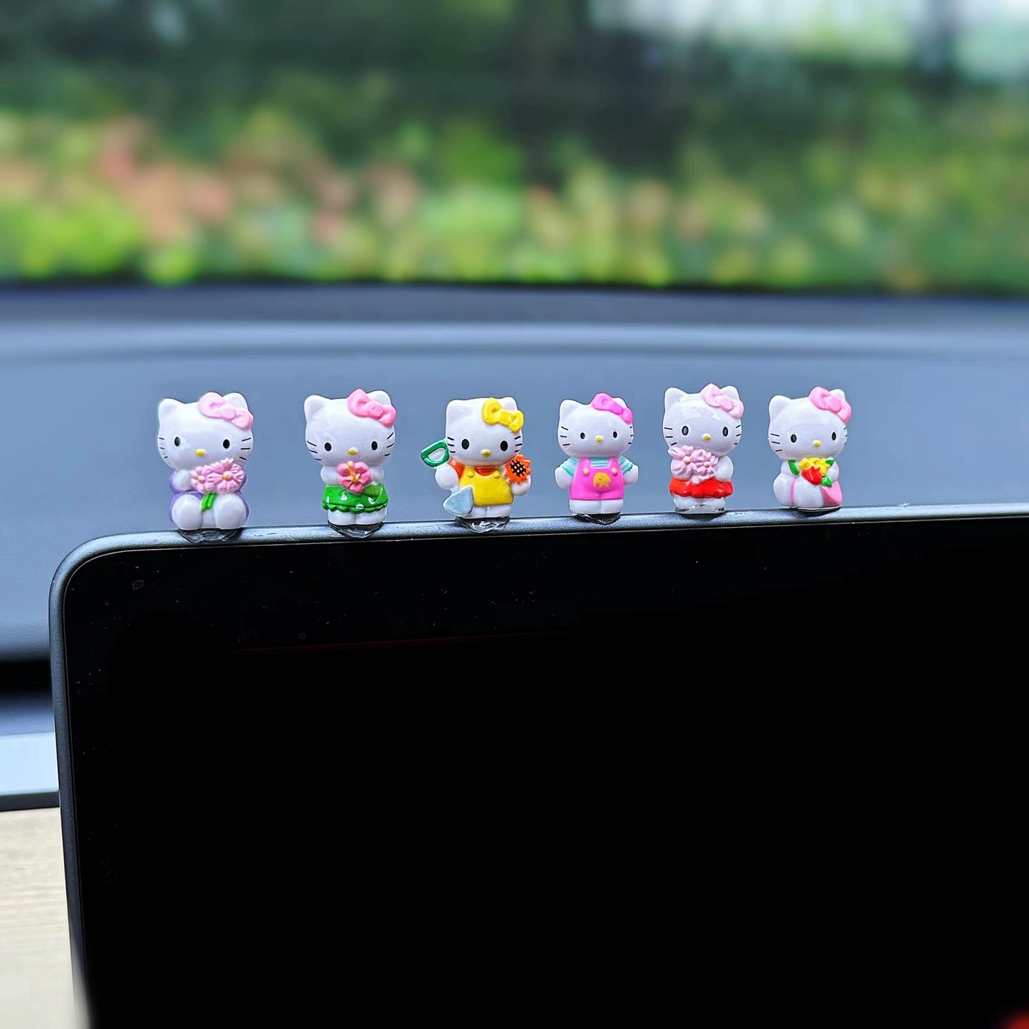Cute hello kitty Mini Dashboard Accessories