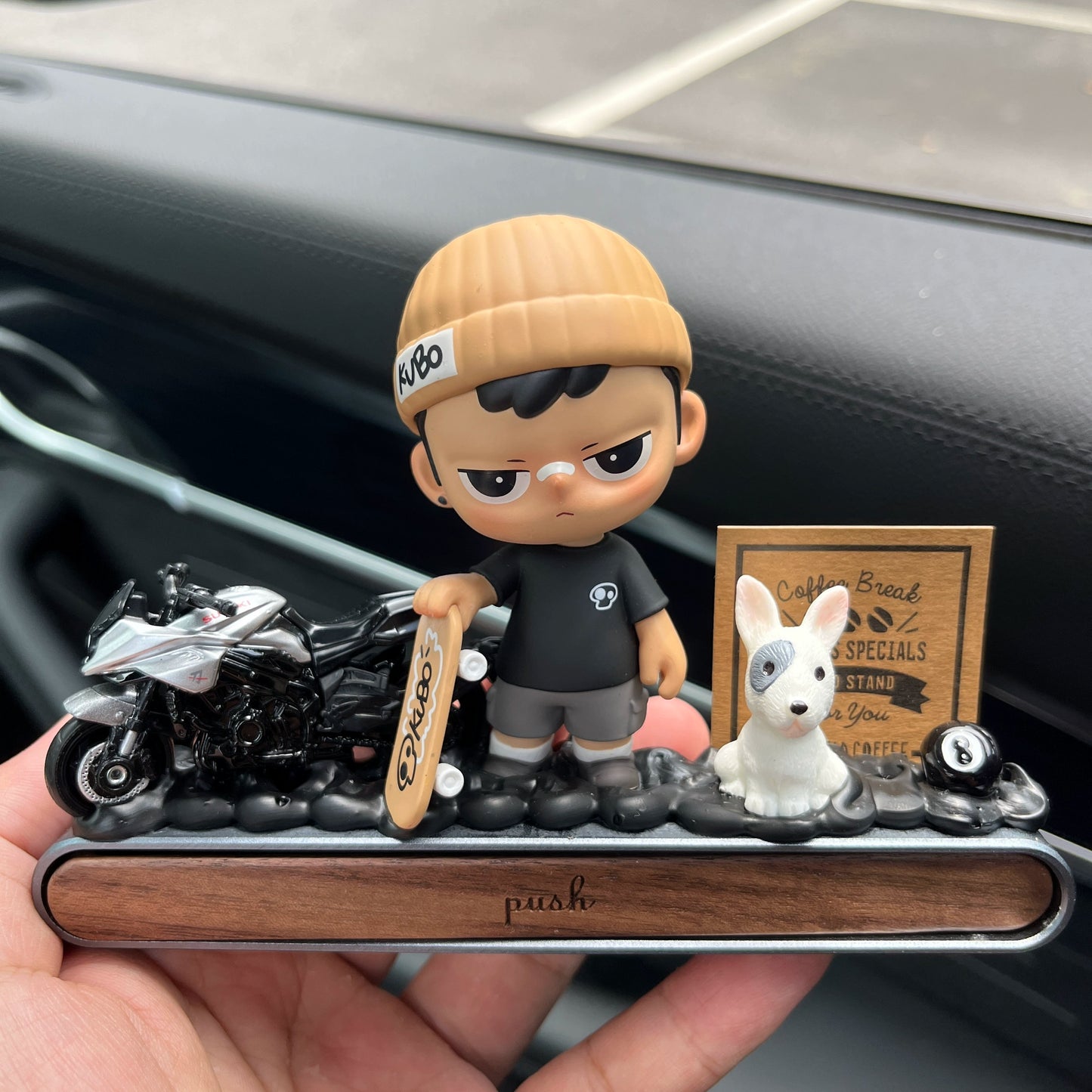 Kubo-Style Boy™ Dashboard Decor