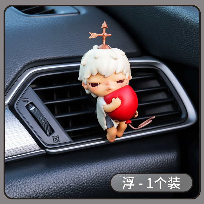Sleepy Devil Boy Car Air Vent Diffuser