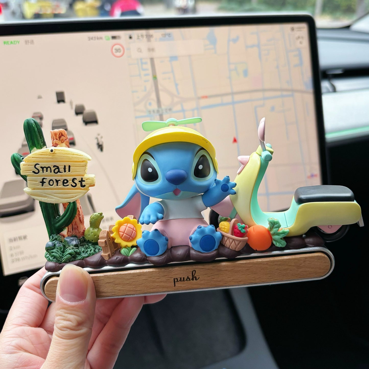 Painter Stitch-Inspired Dashboard Ornament