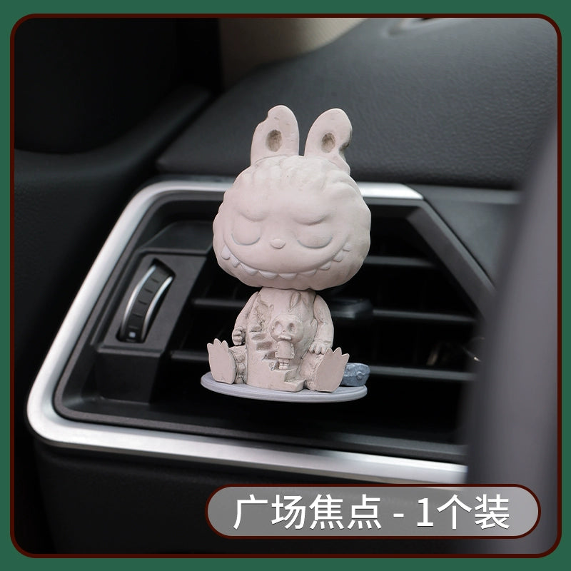 Cute Bunny Plant Pot Car Air Vent Diffuser