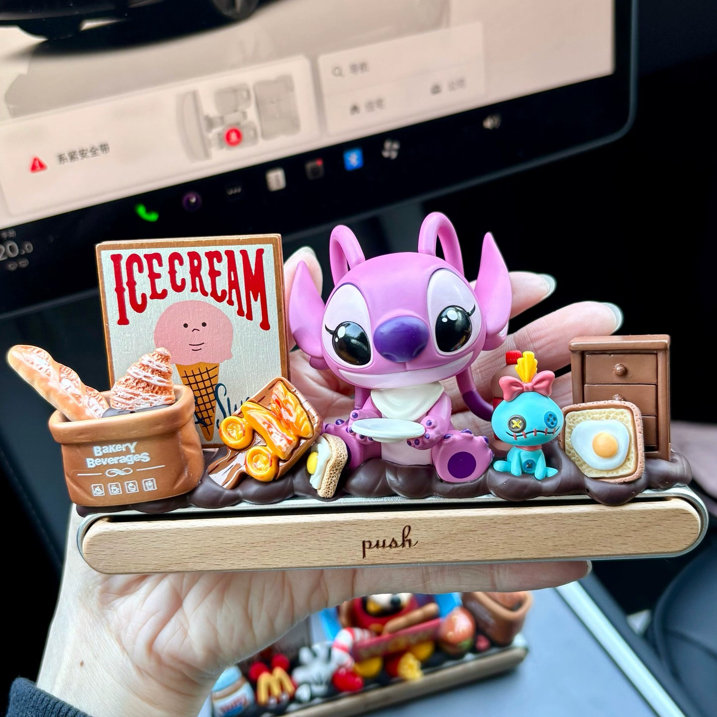 Painter Stitch-Inspired Dashboard Ornament