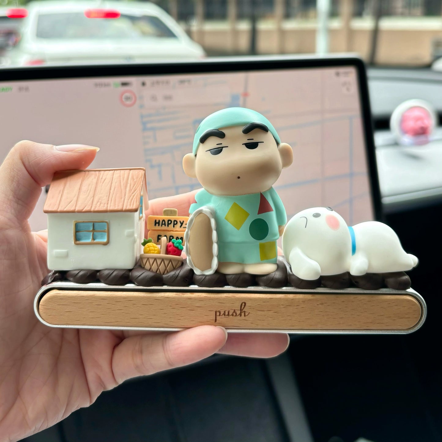 Crayon-Shin Chan Burger Dashboard Ornament