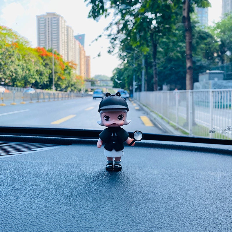 Detective Tail Doll Dashboard Figures