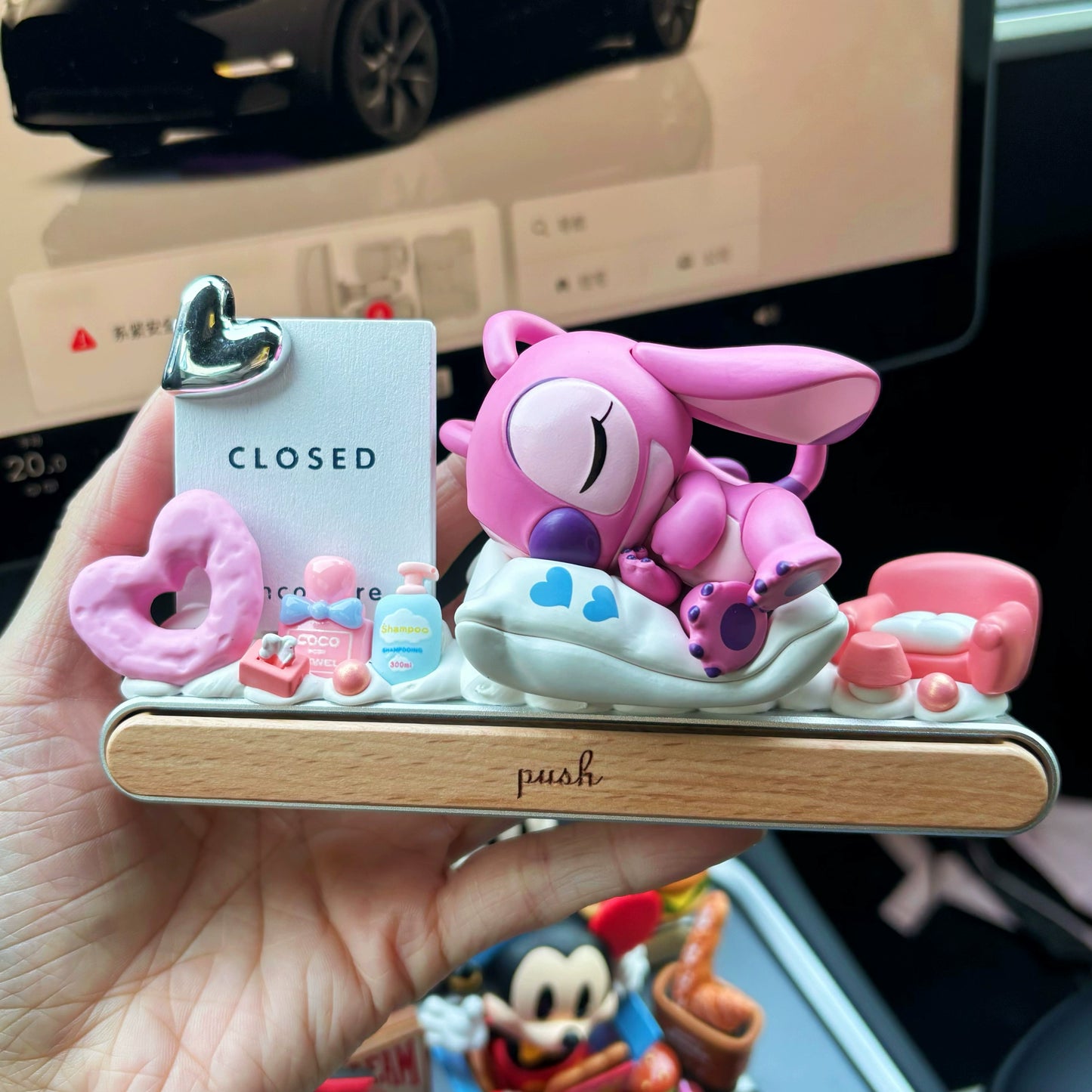 Painter Stitch-Inspired Dashboard Ornament