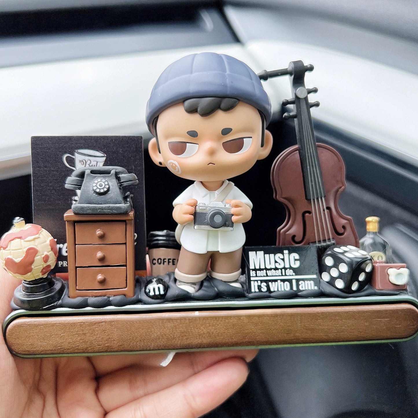 Kubo Boy Dashboard Ornament