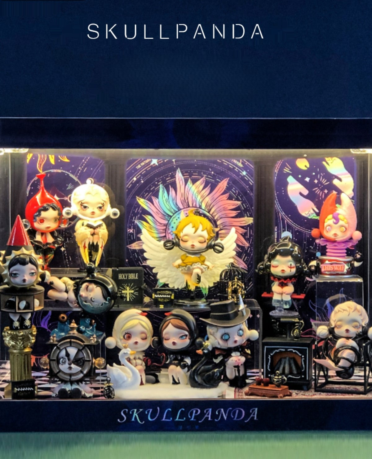 Skullpanda Collector Display Box - Full Diorama Set