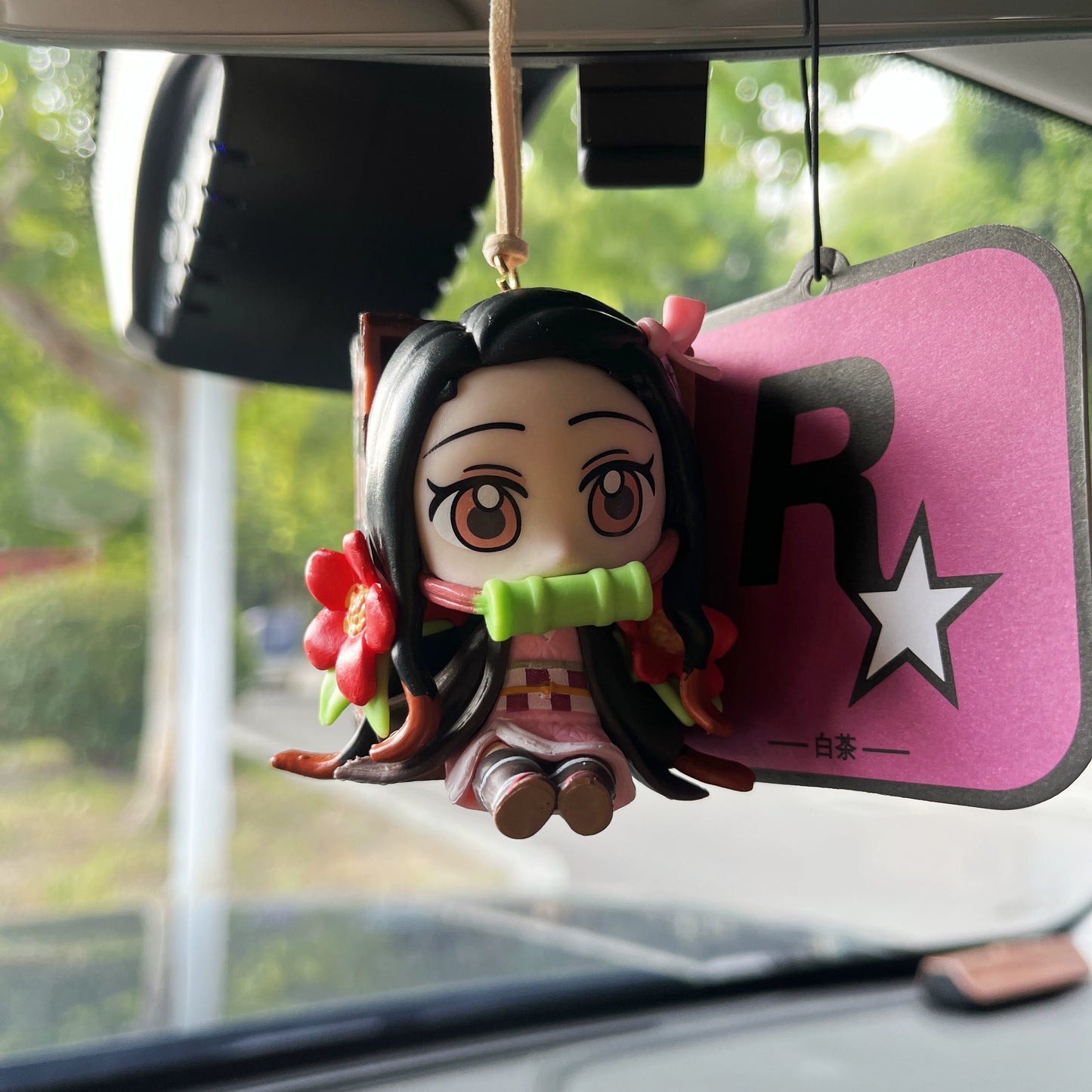 Anime Chibi Hanging Mirror Charm