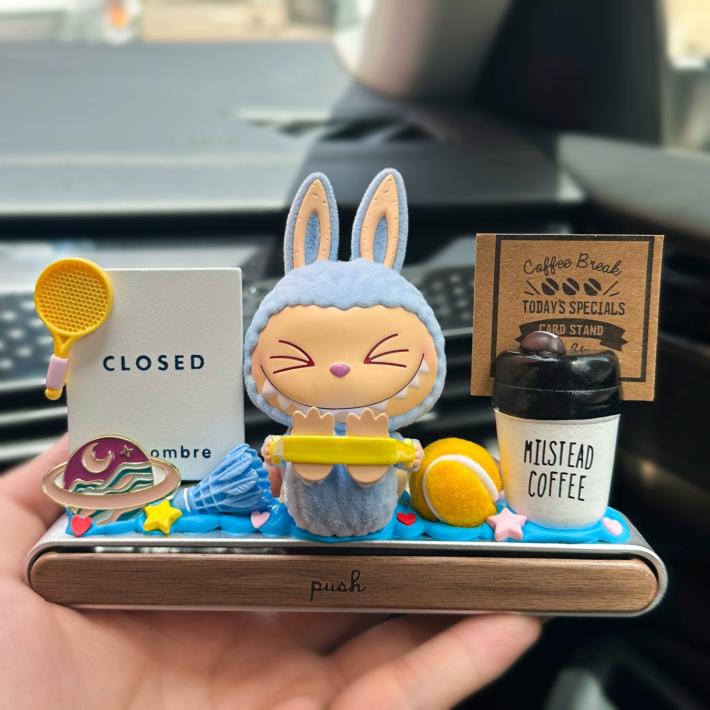 Cute Bunny Dashboard Ornament