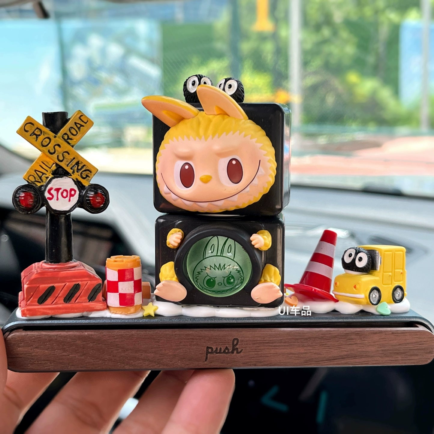 Cute Bunny Convenience Edition Dashboard Charm