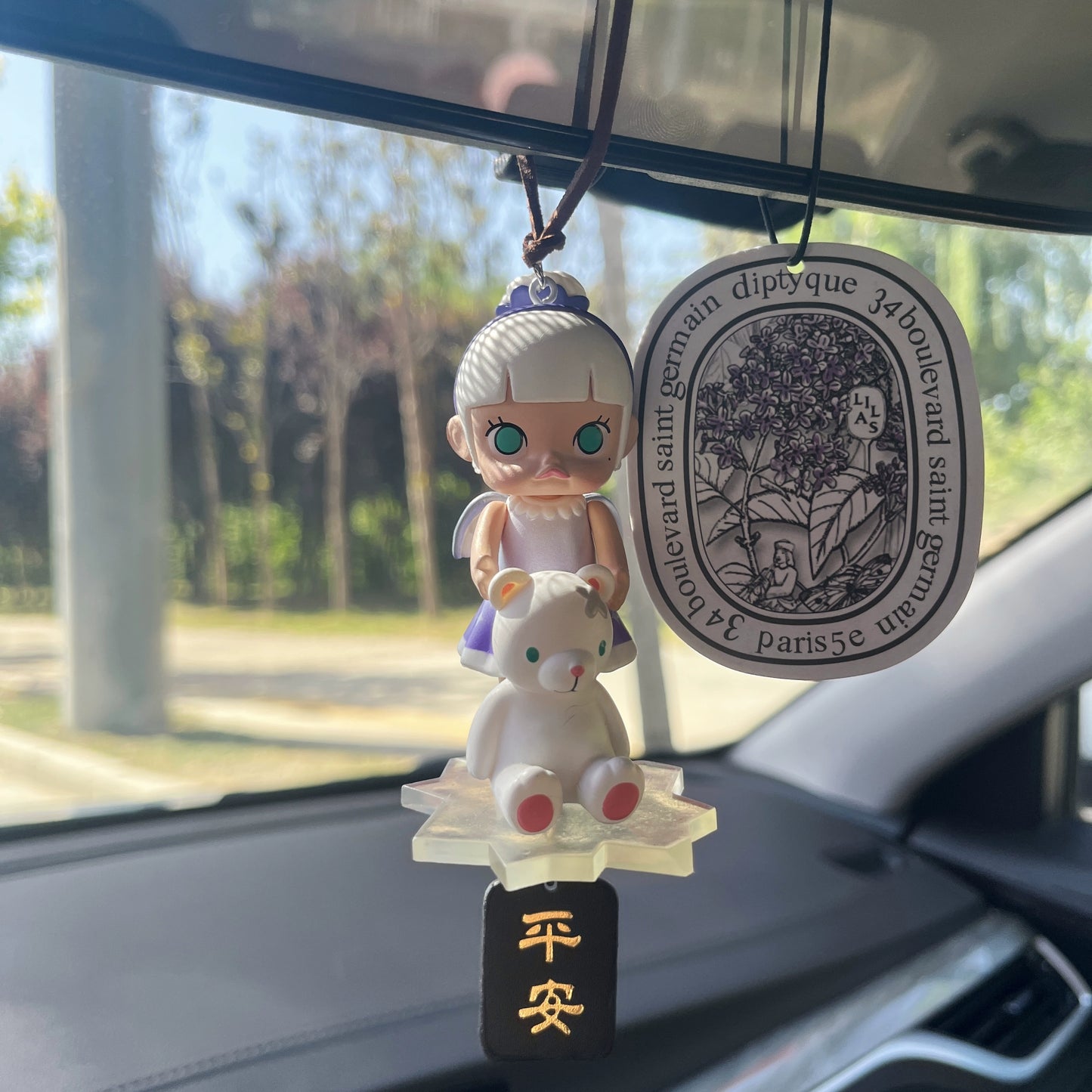 Mollyly Charm Rearview Mirror Ornament
