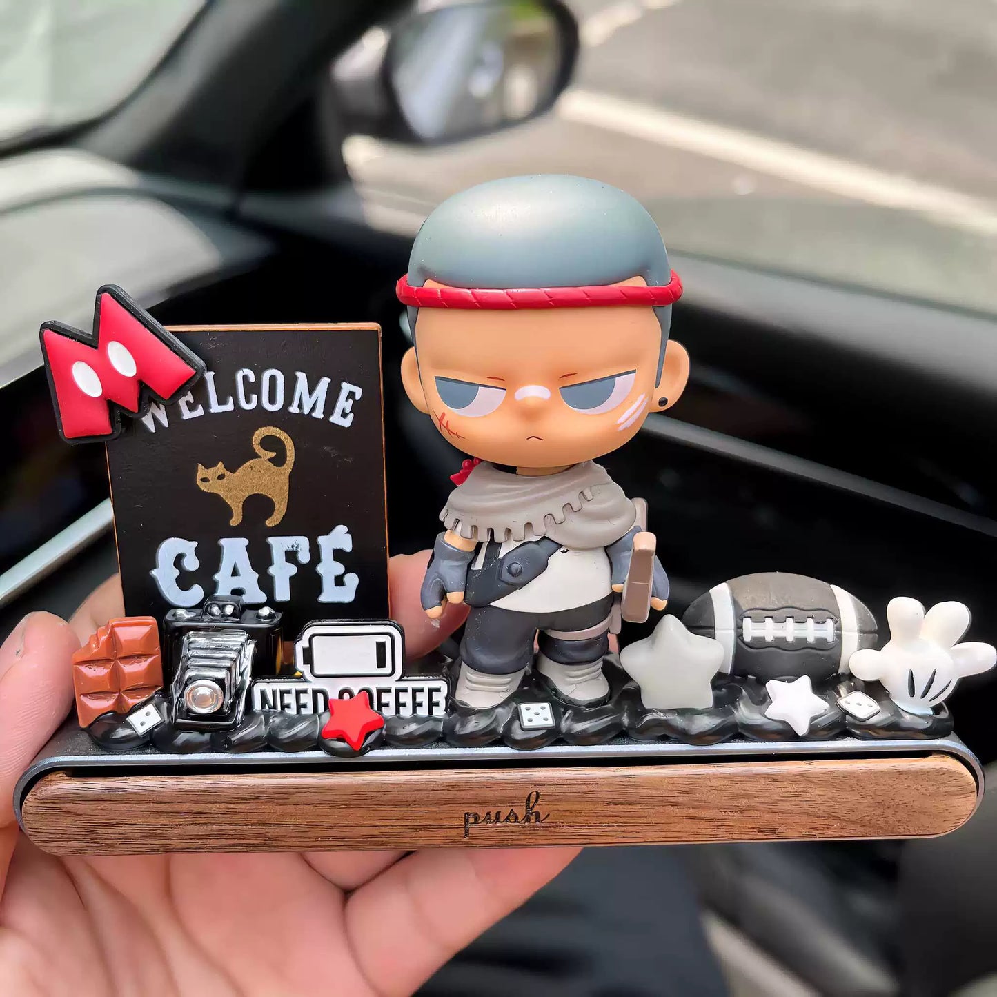 Kubo-Style Boy™ Dashboard Decor