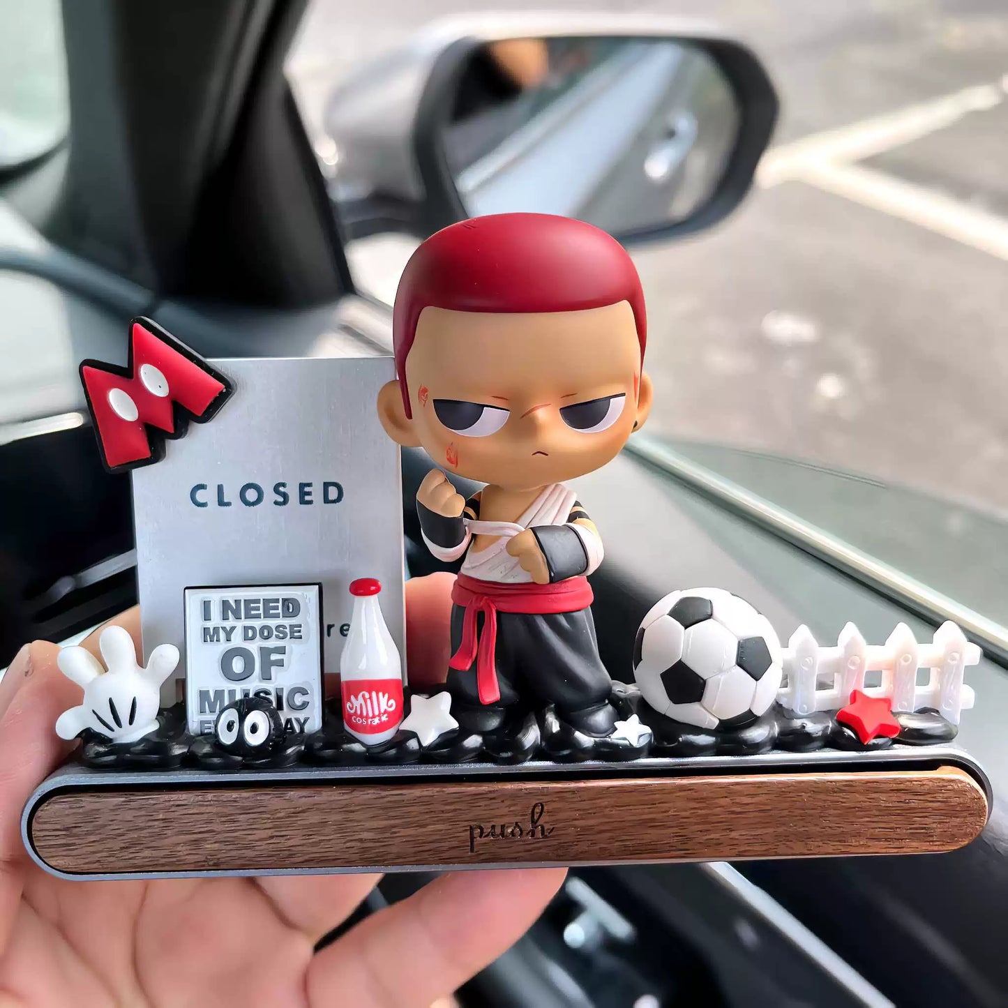 Kubo-Style Boy™ Dashboard Decor