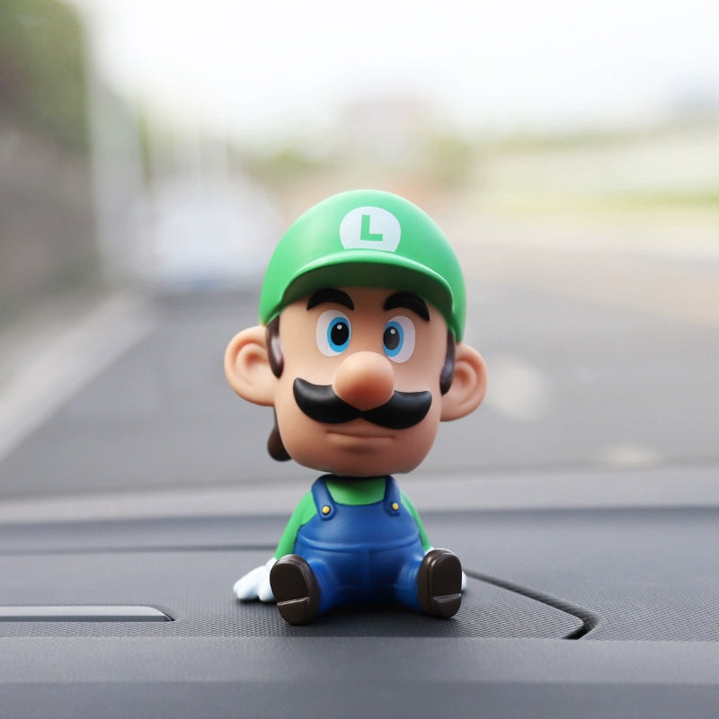 Super Mario Dashboard Figurine Set