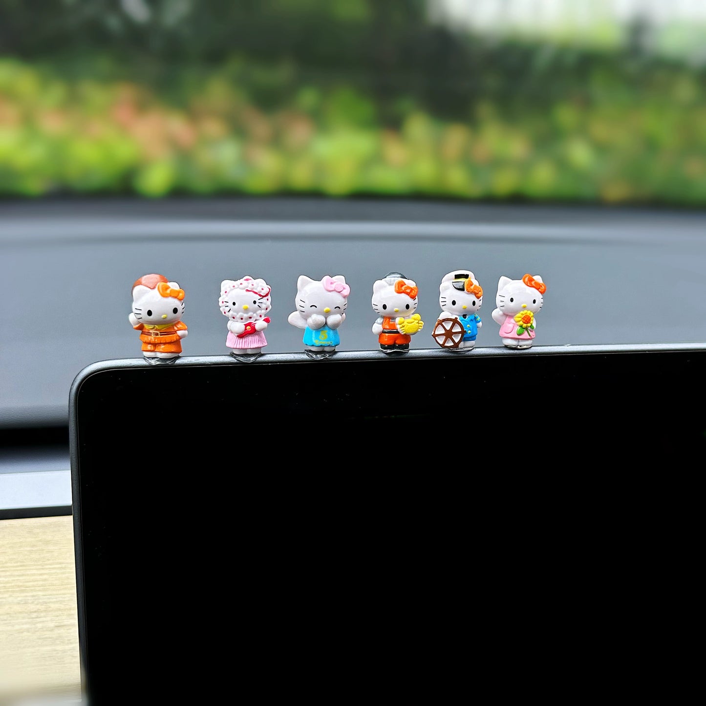 Cute hello kitty Mini Dashboard Accessories