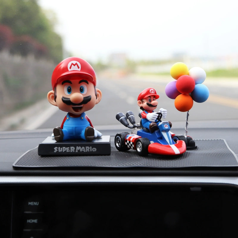 Super Mario Dashboard Figurine Set