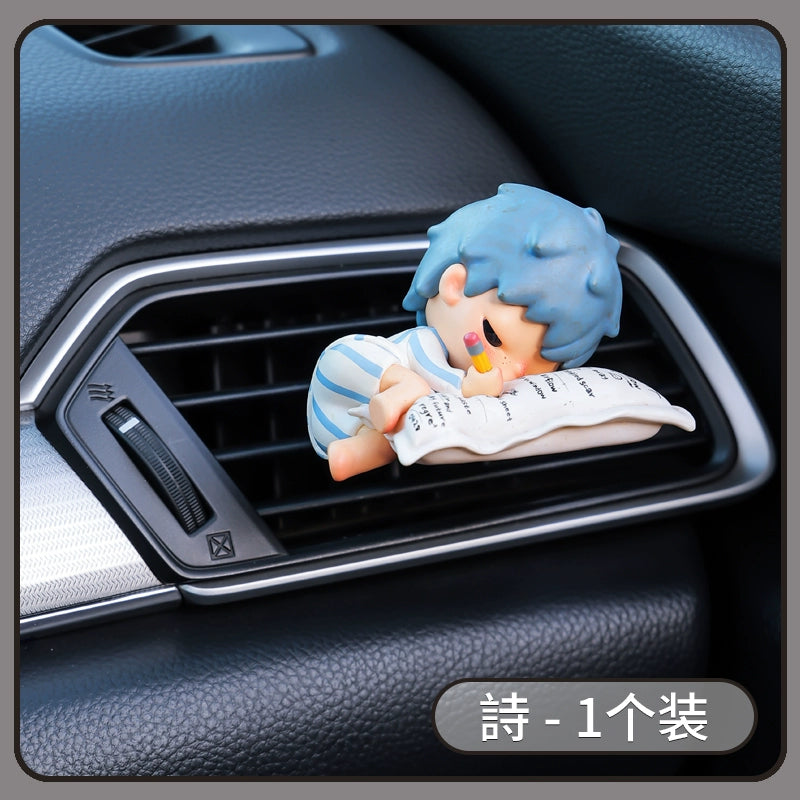 Sleepy Devil Boy Car Air Vent Diffuser