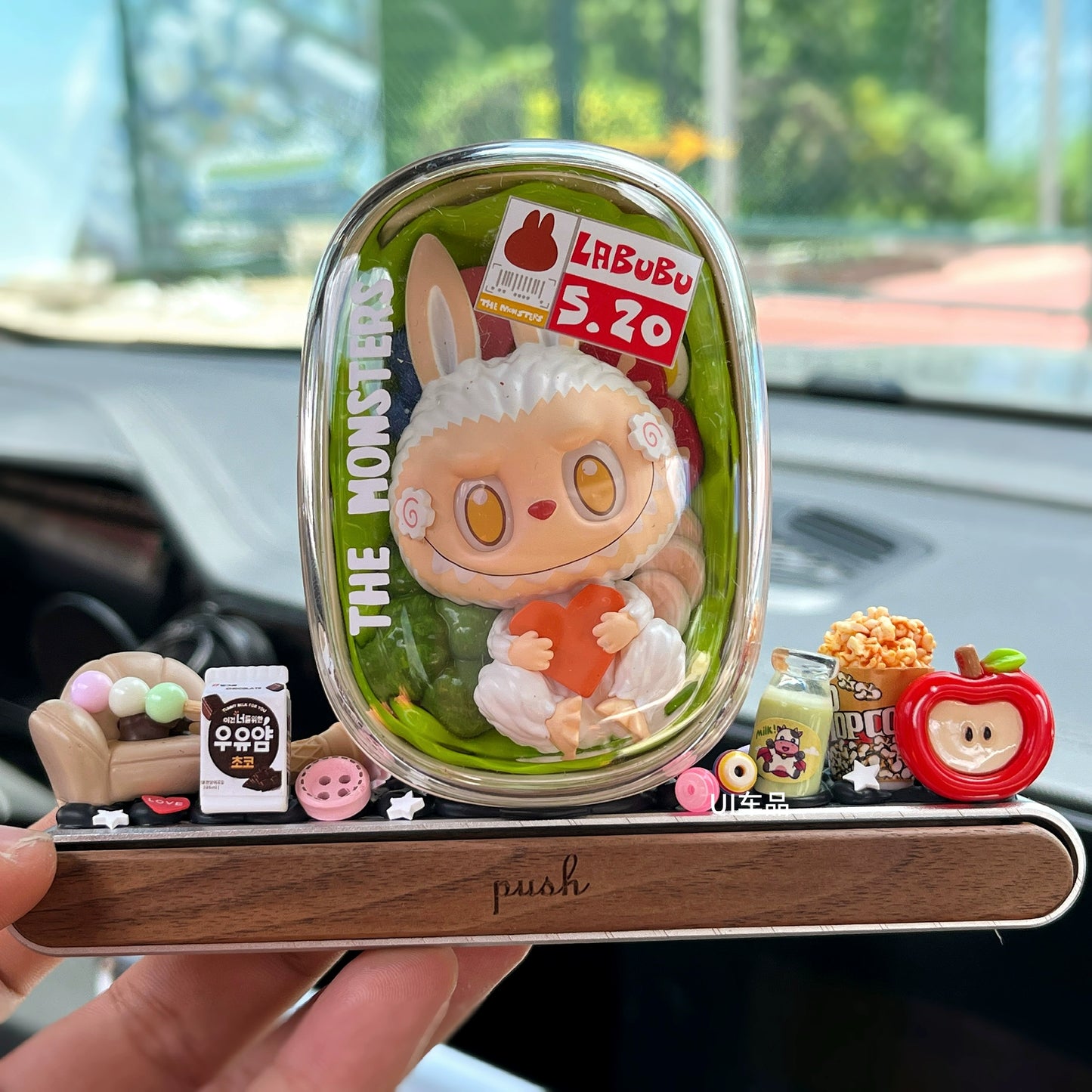 Cute Bunny Convenience Edition Dashboard Charm
