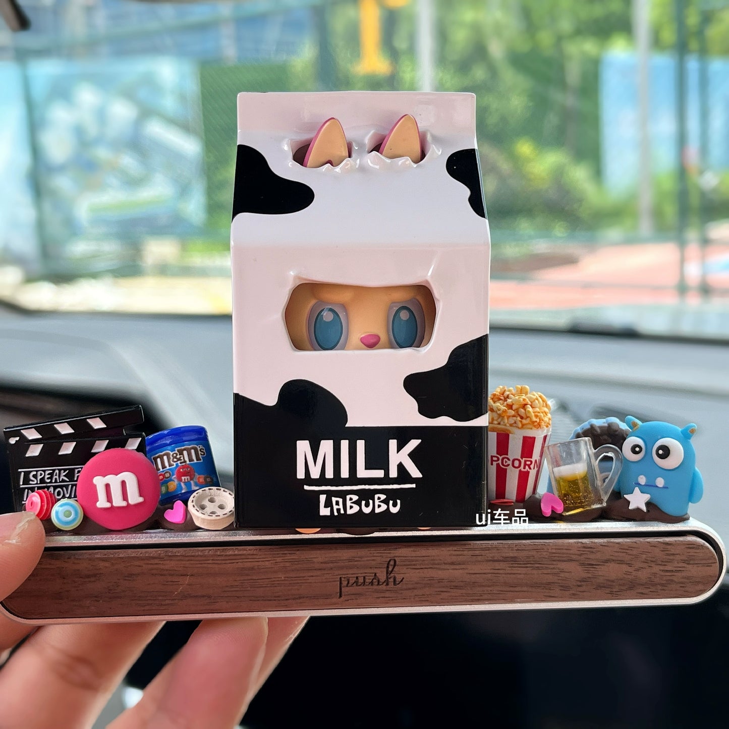 Cute Bunny Convenience Edition Dashboard Charm
