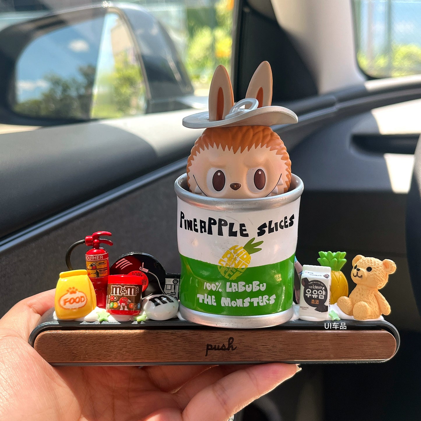 Cute Bunny Convenience Edition Dashboard Charm