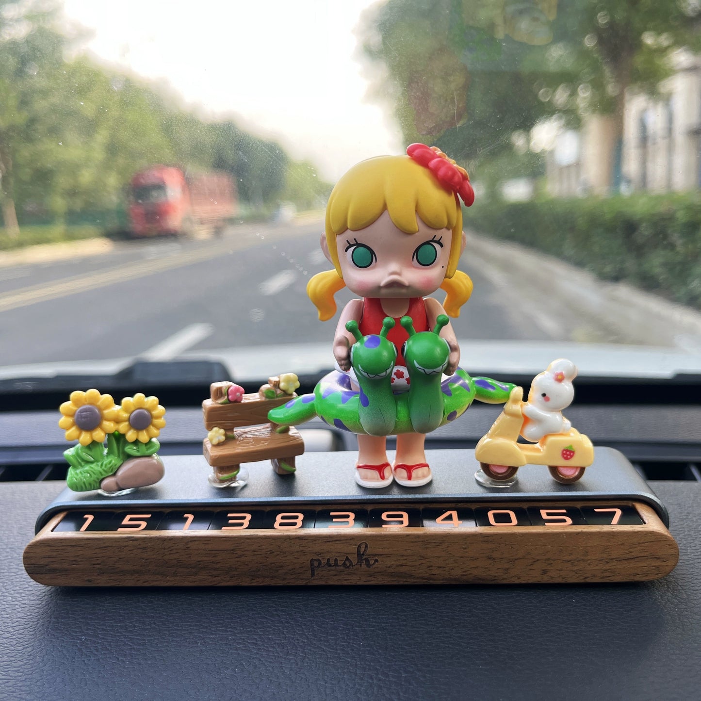 MelliePop™ Ice Cream Girl Dashboard Ornament