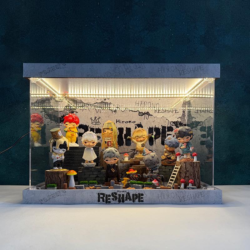 Urban Rebirth Scene Display Box – Inspired by collectible art toys