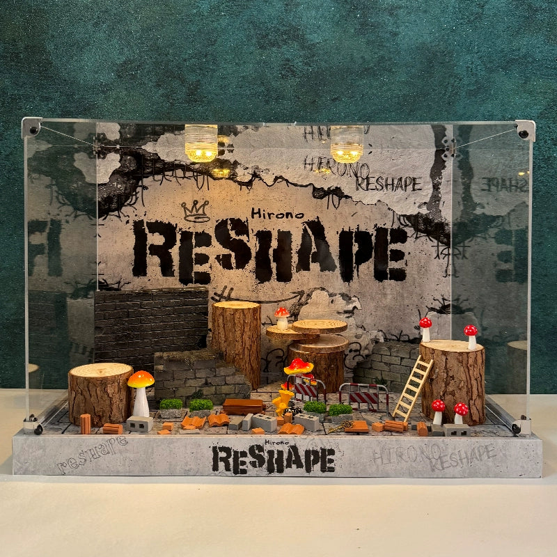 Urban Rebirth Scene Display Box – Inspired by collectible art toys