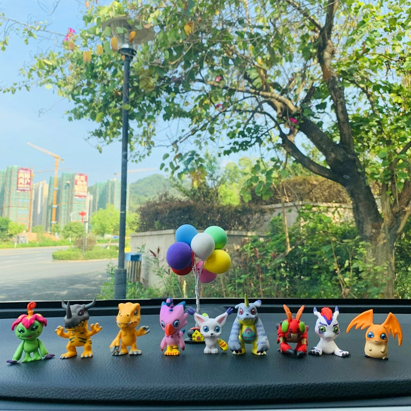 Digimon Dashboard Figures Set