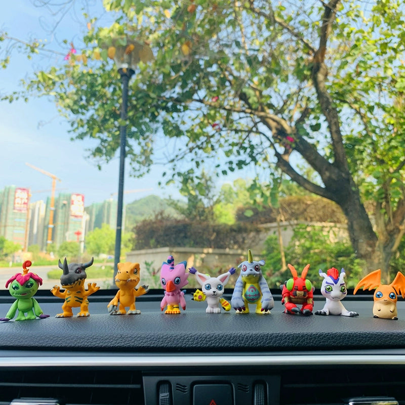 Digimon Dashboard Figures Set