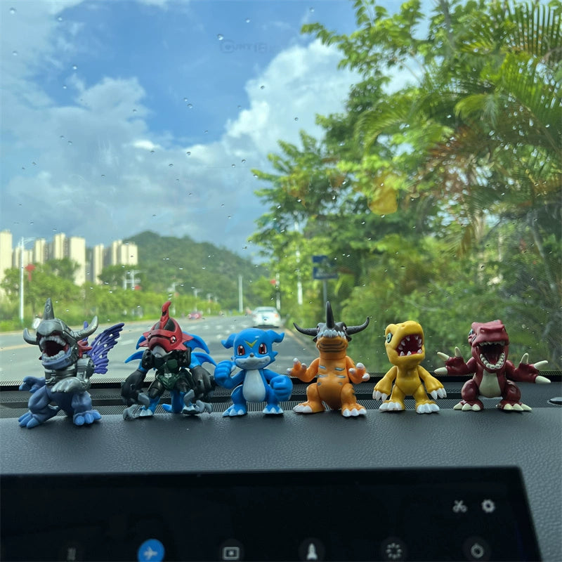 Digimon Dashboard Figures Set