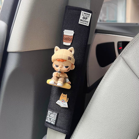 Kubo Cat Café Mood Car Seatbelt