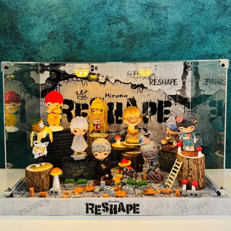 Urban Rebirth Scene Display Box – Inspired by collectible art toys