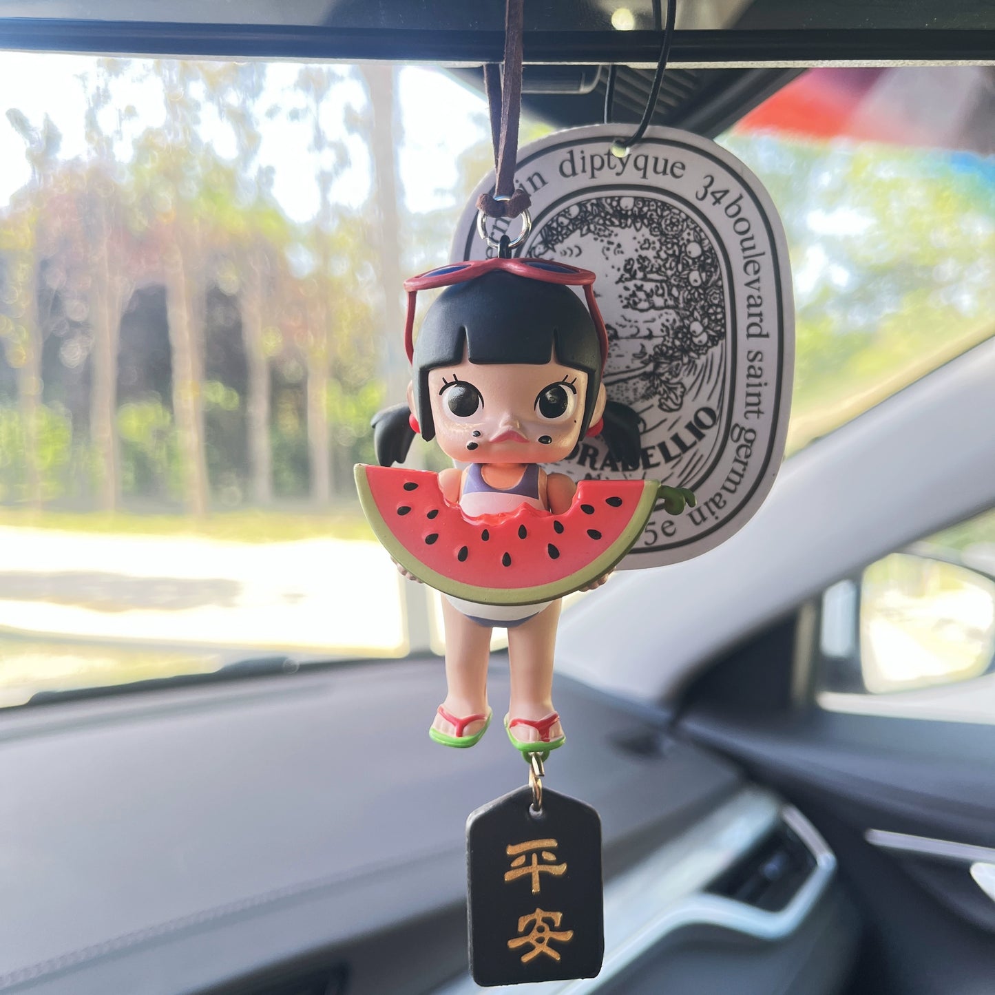 Mollyly Charm Rearview Mirror Ornament