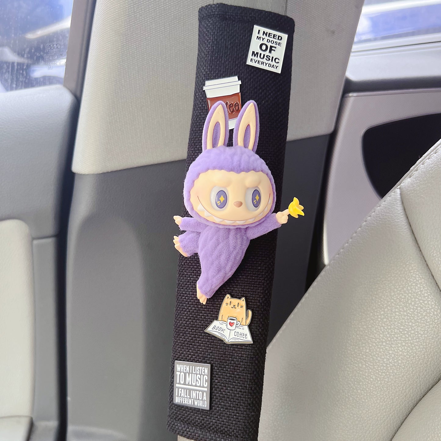 Cute Bunny Plush Seat Belt Cover