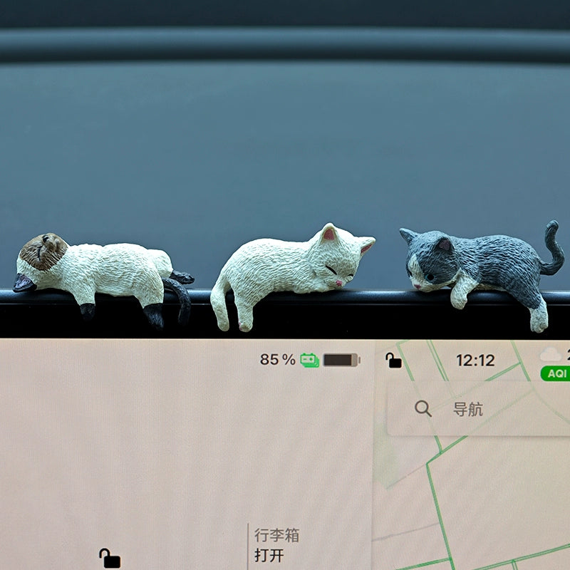 PawNap™ Lazy Cat Dashboard Ornament