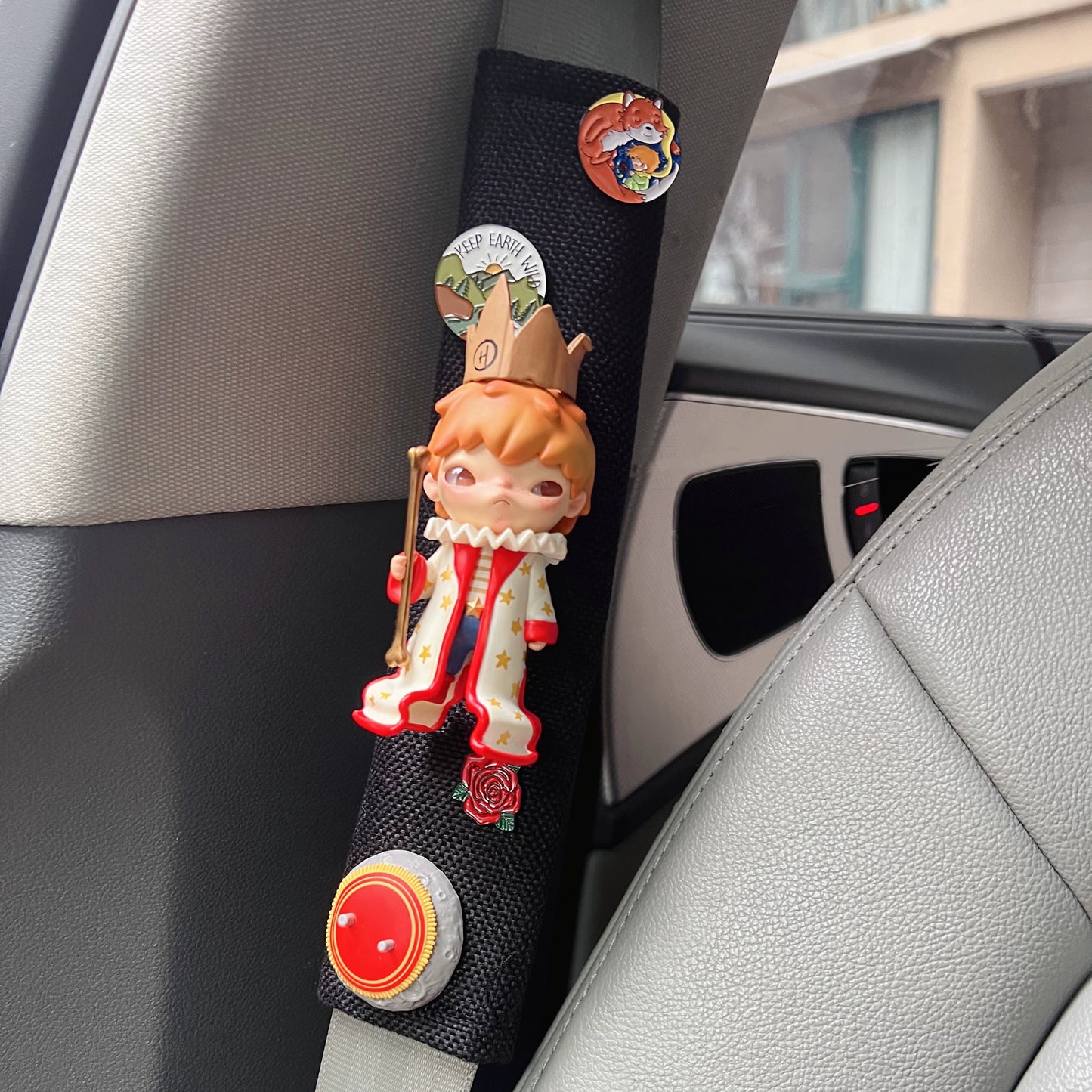 Little Prince Planet & Rose Seatbelt Cover