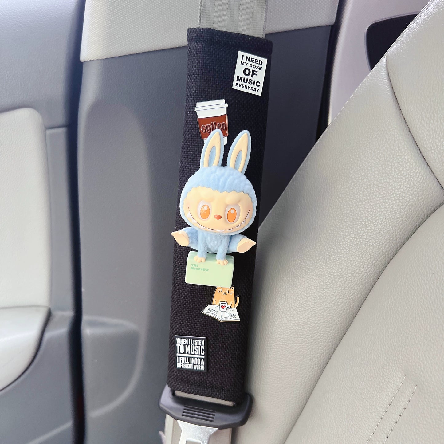 Cute Bunny Plush Seat Belt Cover