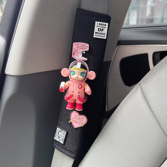 Molly Astronaut Car Seat Belt Cover
