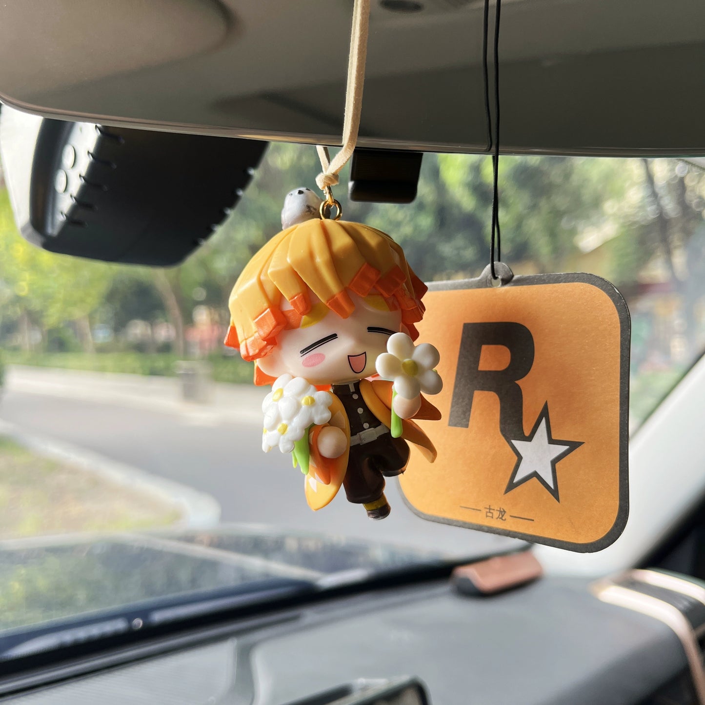 Anime Chibi Hanging Mirror Charm