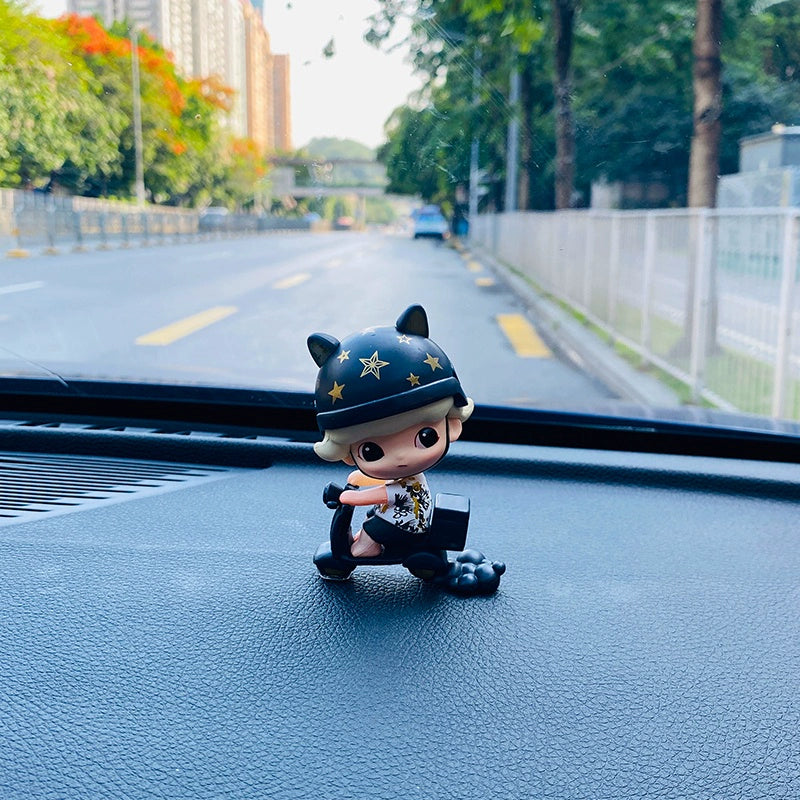 Detective Tail Doll Dashboard Figures