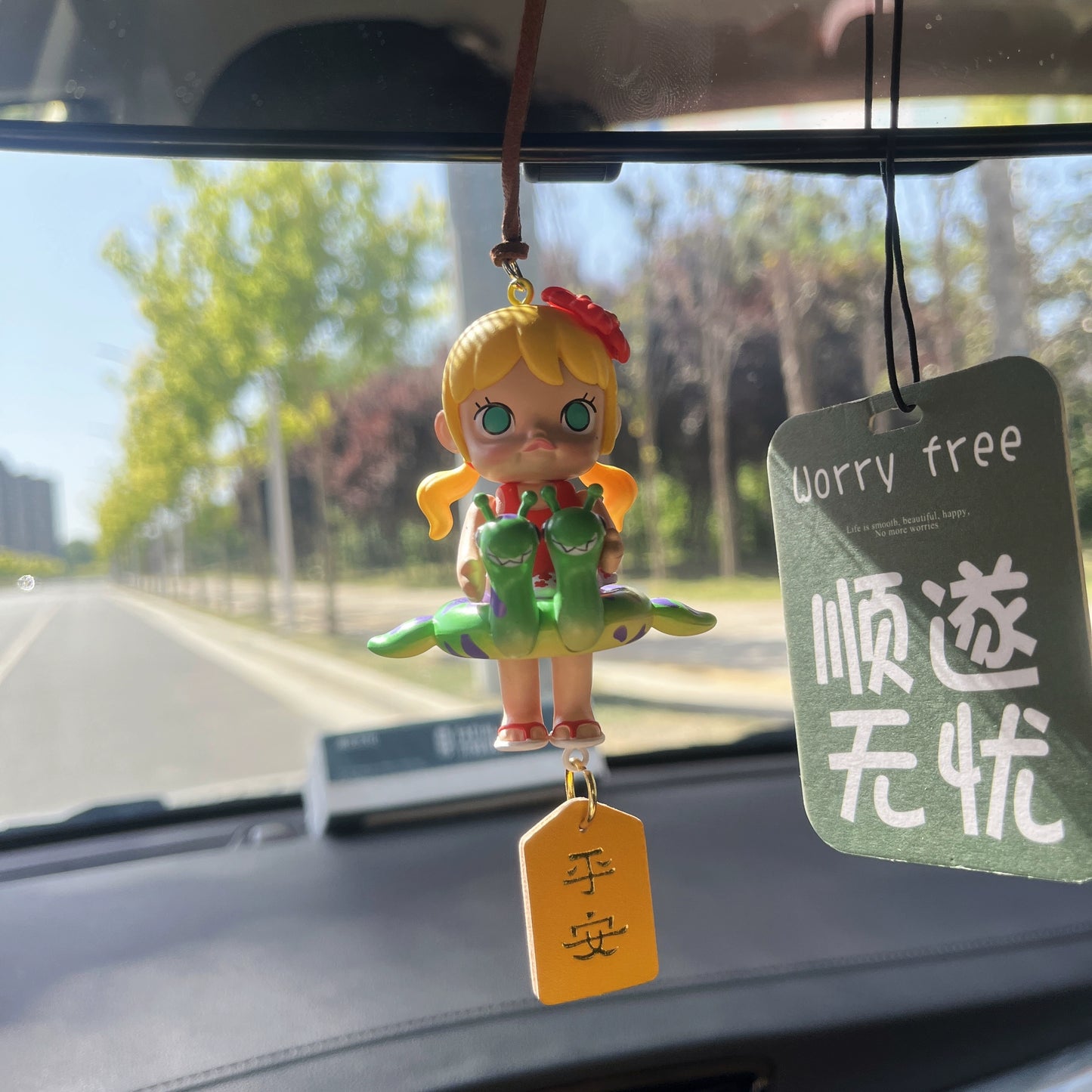Mollyly Charm Rearview Mirror Ornament