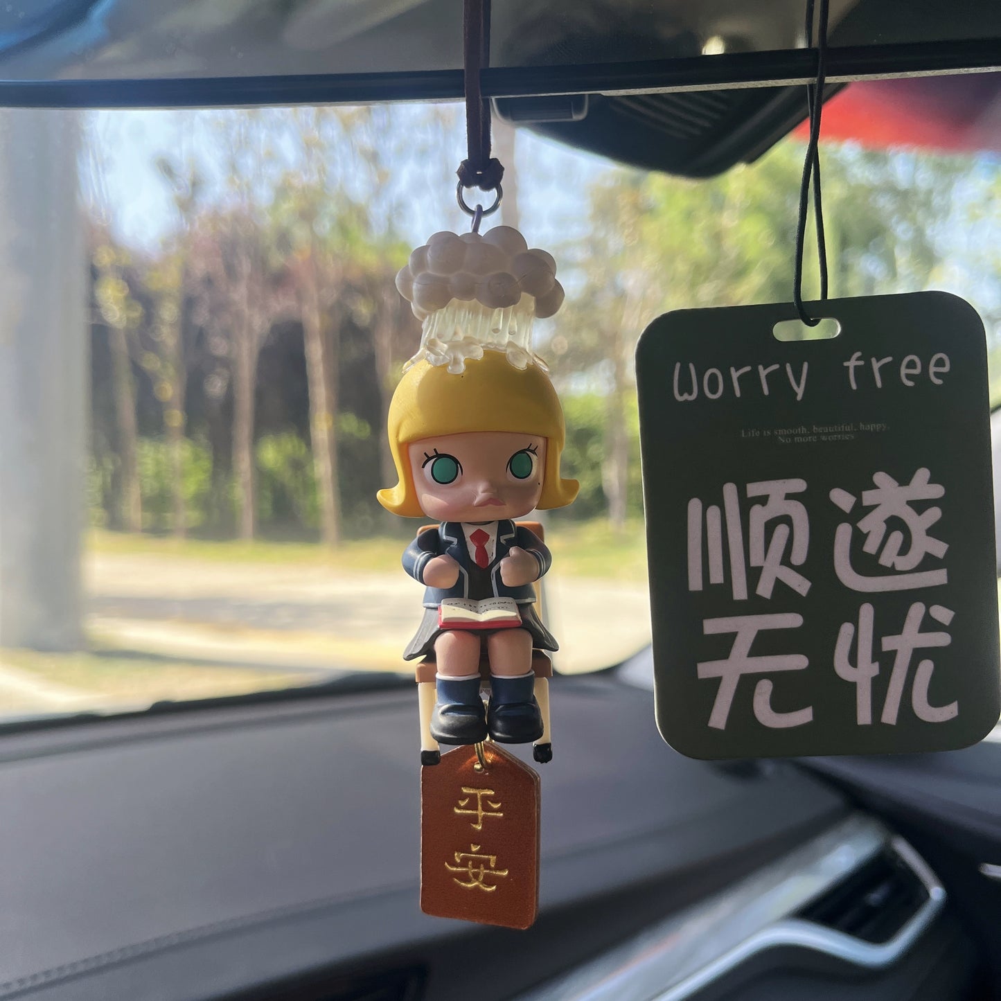 Mollyly Charm Rearview Mirror Ornament
