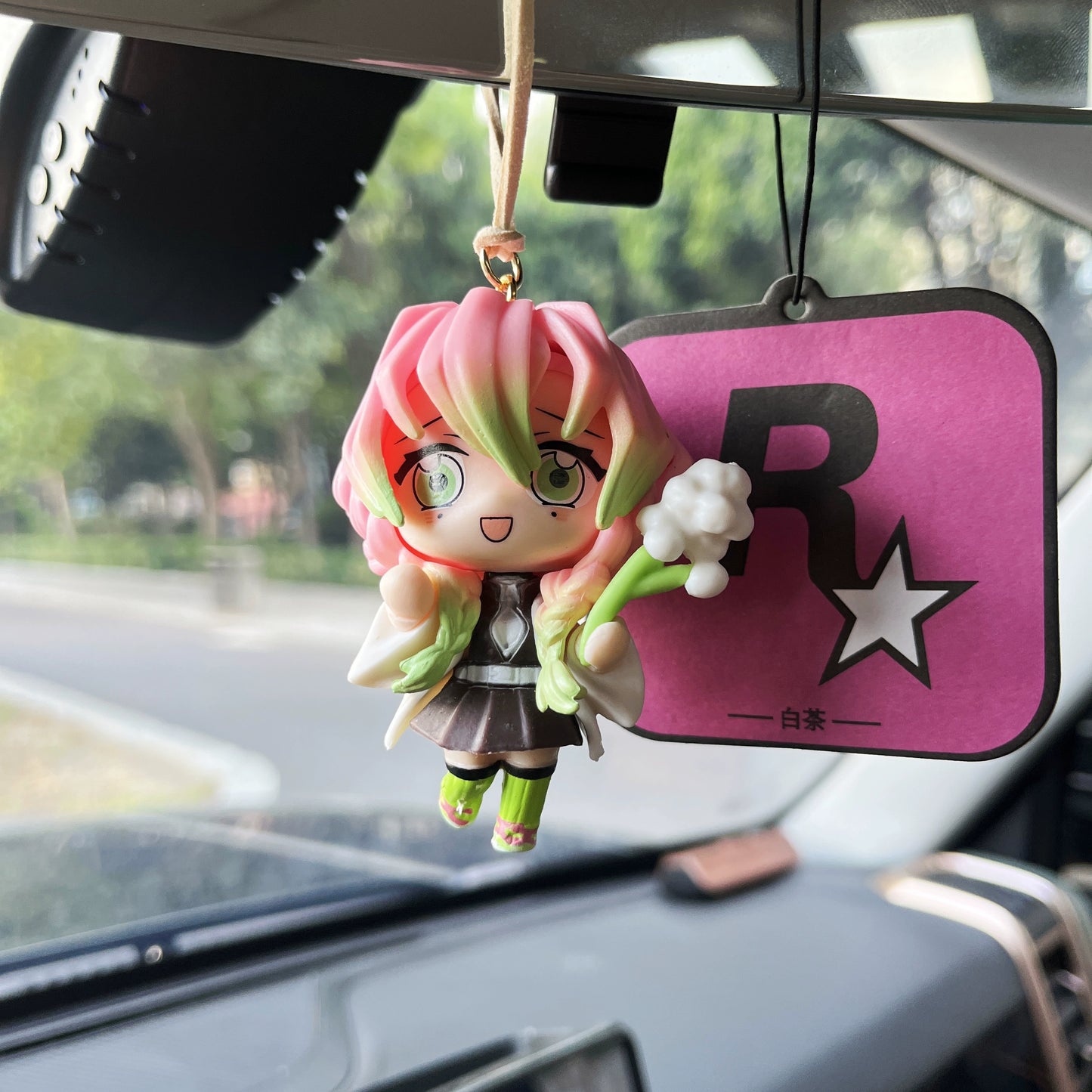 Anime Chibi Hanging Mirror Charm