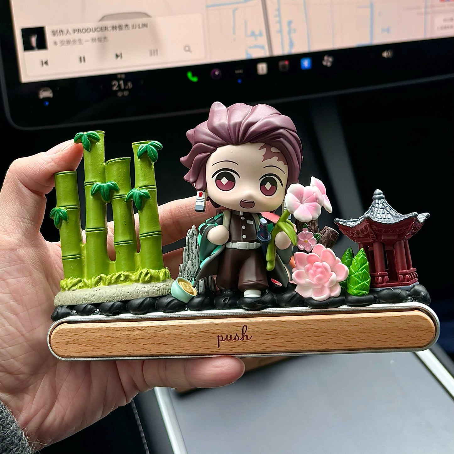 Demon Slayer-Inspired Dashboard Ornament