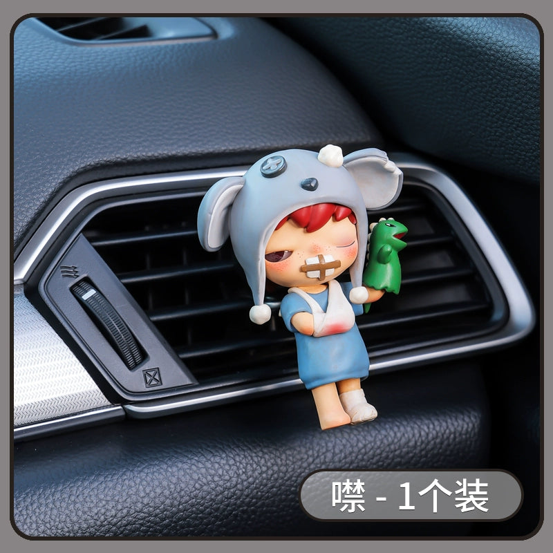 Sleepy Devil Boy Car Air Vent Diffuser
