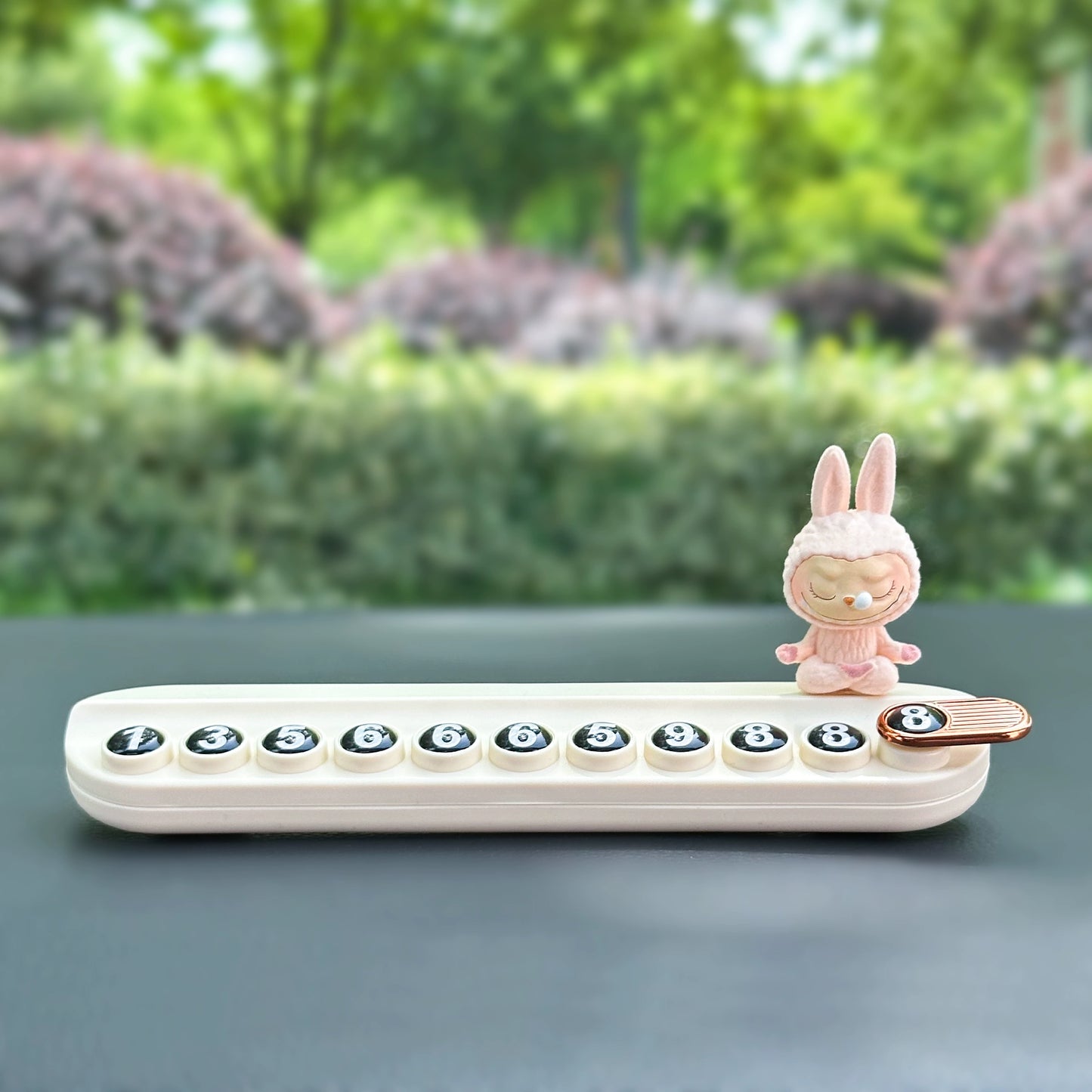 Cute Bunny Dashboard Ornament