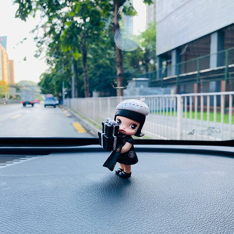 Detective Tail Doll Dashboard Figures