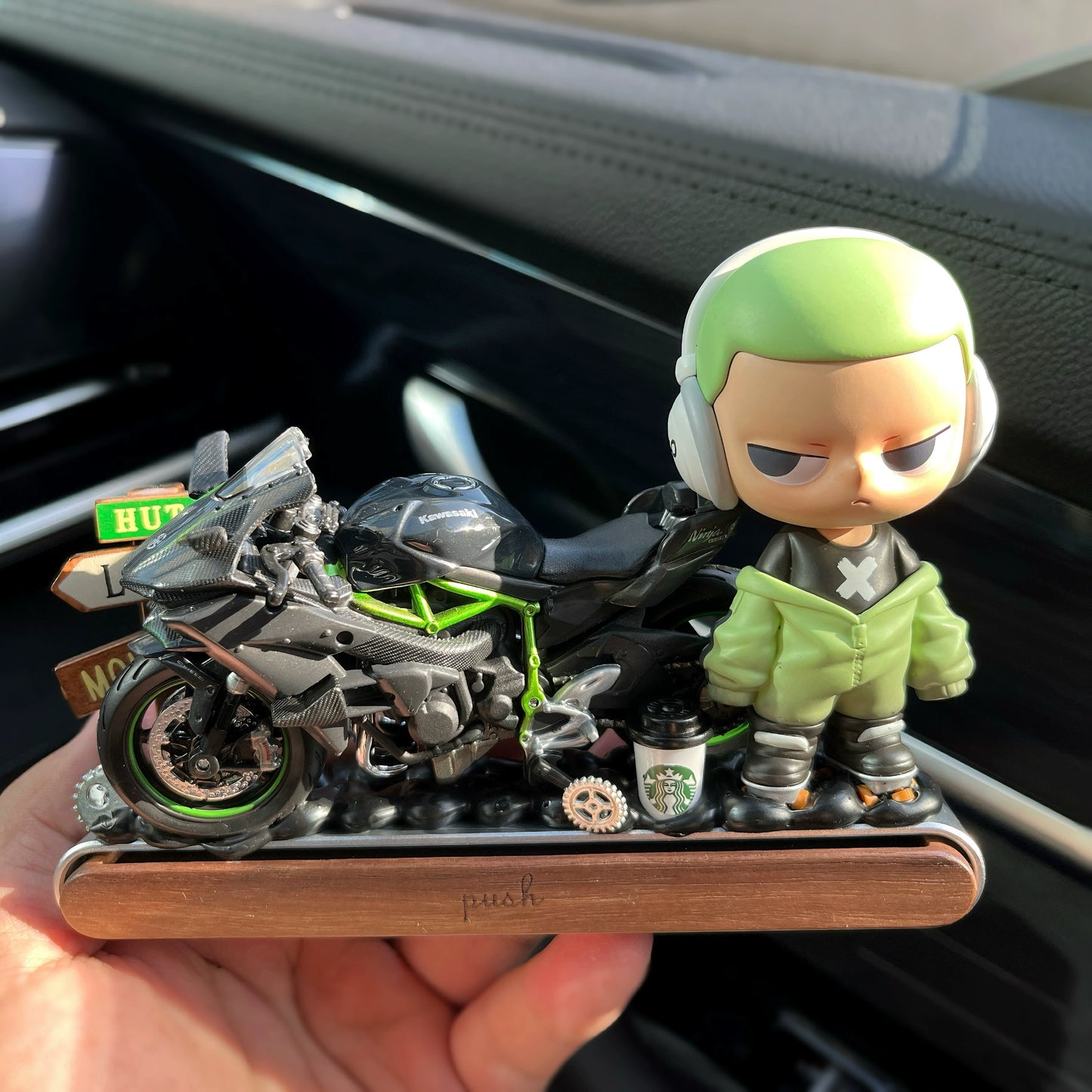 Kubo-Style Boy™ Dashboard Decor