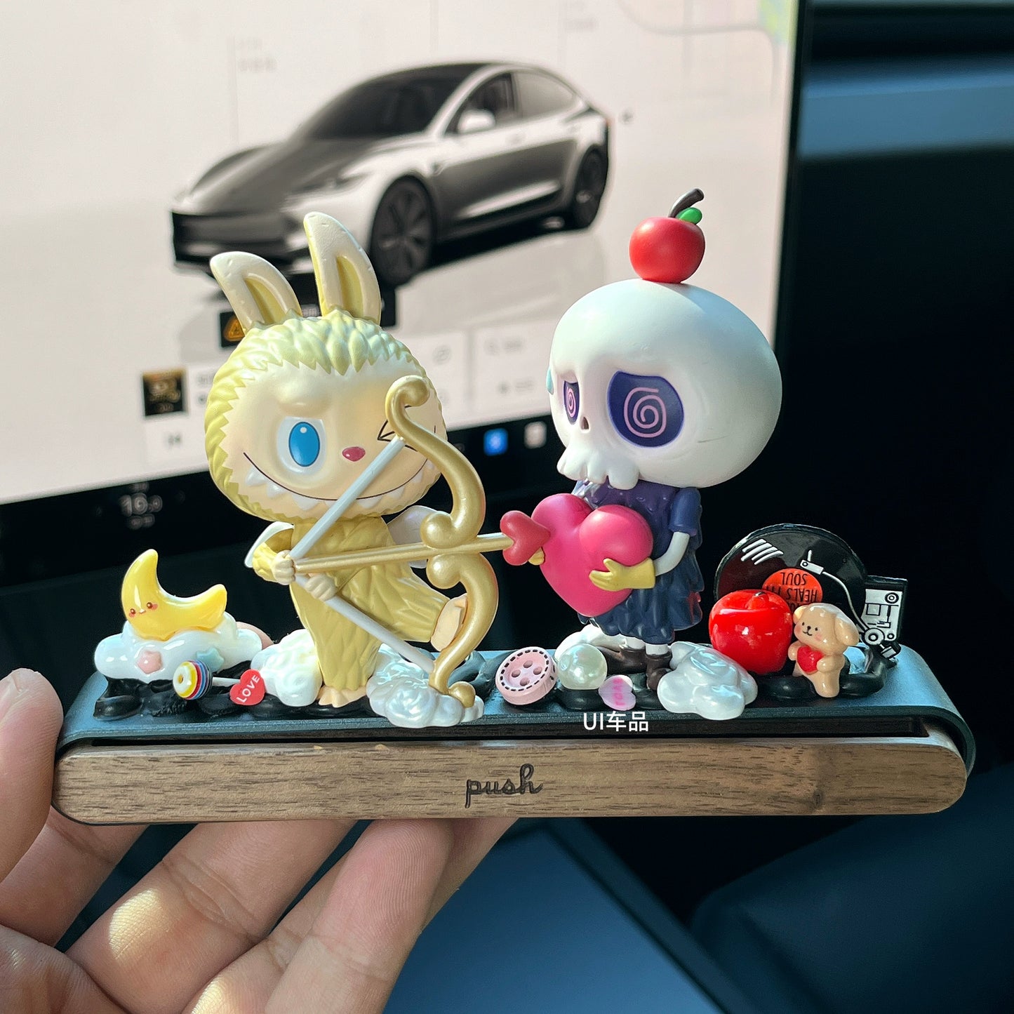 Cute Bunny Convenience Edition Dashboard Charm